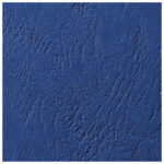 Korice za spiralni uvez 250g karton reljefne A4 pk100 GBC.CE040029 kraljevsko plave