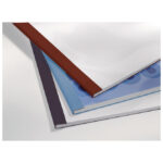 Korice za termo uvez  1,5 mm 250g reljefne A4 pk100 GBC.IB451003 kraljevsko plava - Slika 2