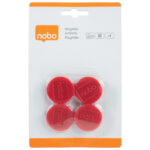 Magnet fi-30 mm pk4 Nobo 1901449 crveni blister - Slika 2