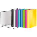 Mapa uložna 4ringa-fi30 mm/hrbat-40 mm A4 Wow Leitz 42440151 metalik tirkizna!! - Slika 2