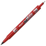 Marker permanentni obostrani Twin Marker Begreen Pilot SCA-TM-R-BG crveni