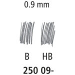 Mine 0,9 mm HB 1tuba Mars micro carbon Staedtler 250 09-HB - Slika 2