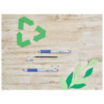 Olovka kemijska Acroball Pure White Begreen Pilot BAB-15M-BG-L plava - Slika 4