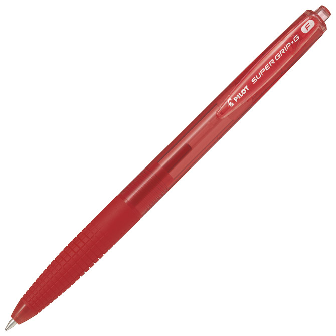 000037268 Olovka kemijska Super Grip G Retractable Pilot BPGG-8R-F crvena - Slika 1