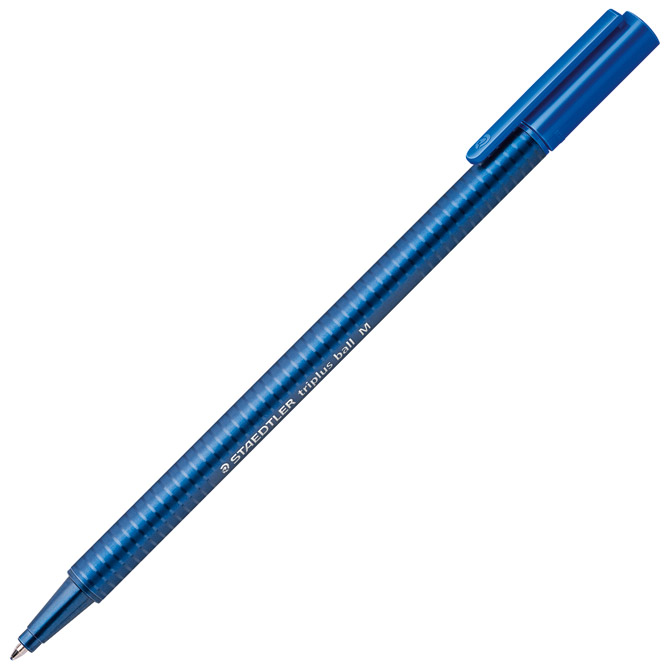 000037297 Olovka kemijska ball Triplus Staedtler 437 M-3 plava - Slika 1