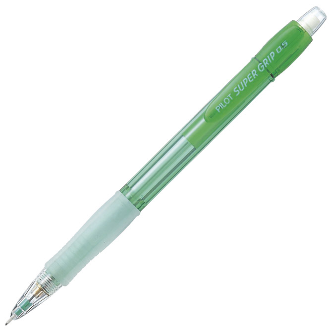 000037353 Olovka tehnička 0,5 mm Super grip neon Pilot H-185N-G zelena - Slika 1