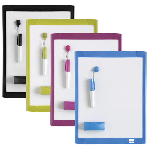 Ploča magnetna  21,6x28 cm sort okvir Nobo 1903816 bijela