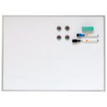 Ploča magnetna  58,5x43 cm aluminijski okvir Nobo 1903777 bijela