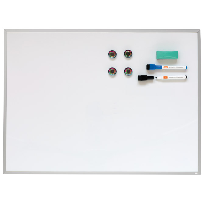 000037864 Ploča magnetna 58,5x43 cm aluminijski okvir Nobo 1903777 bijela - Slika 1