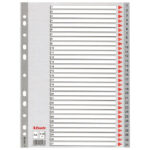 Pregrada plastična A4 brojevi 1-31 Esselte 100108 siva