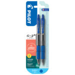 Roler gel grip 0,7 mm G2 pk2 Pilot BL-G2-7 plavi/plavi blister