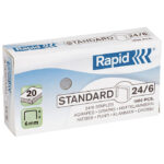 Spajalice strojne br.24/6 pk1000 Standard Rapid 24855600