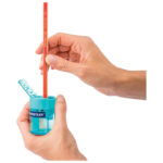 Šiljilo metalno s pvc kutijom 2rupe Staedtler 512 006-37 tirkiz!! - Slika 4