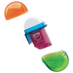 Šiljilo-gumica pvc s pvc kutijom 1rupa Herlitz 10198612 blister - Slika 2