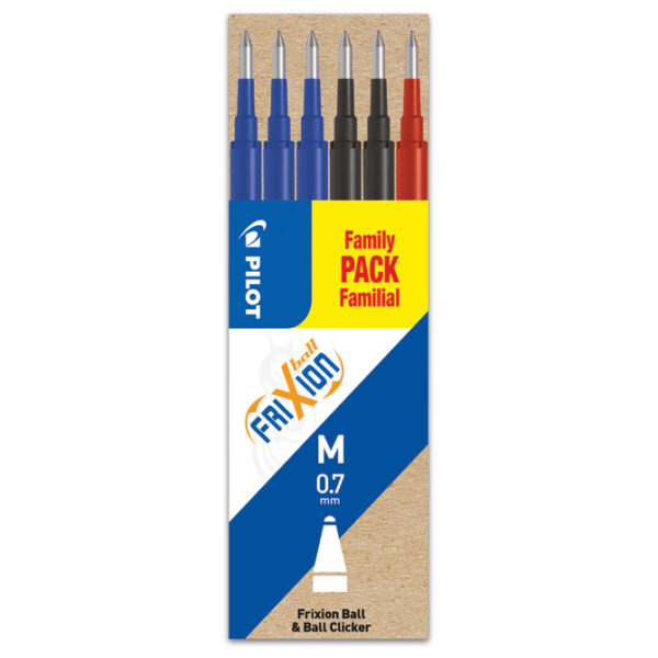 Uložak za roler 0,7 mm Frixion piši-briši pk6 Pilot BLS-FR7-S6-1 sortirano!!