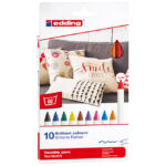 Marker za tekstil 1 mm 10boja pk10 Edding 4600 blister