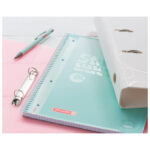 Blok kolegij A4 crte  80L perforacija+4rupe Pastel soft Brunnen 10-67327 96 sortirano - Slika 6