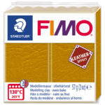Masa za modeliranje   57g Fimo Effect Leather-effect Staedtler 8010-179 oker!!