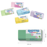 Gumica Minigomma Giotto Fila 2339 sortirano pastel boje - Slika 2