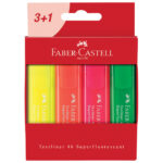 Signir 1-5 mm 46 Superfluorescent kartonska kutija Faber-Castell 254604/4boje blister!!