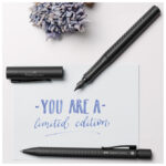 Garnitura olovka kemijska+nalivpero Grip 2011 Edition u met.kut. Faber Castell 201626 mat crna - Slika 4