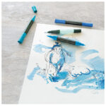 Marker obostrani akvarel 10boja Albrecht Dürer Faber-Castell 160310 sortirano - Slika 4