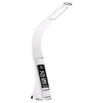 Svjetiljka stolna LED Business umjetna koža Avide bijela