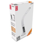 Svjetiljka stolna LED Business umjetna koža Avide bijela - Slika 2