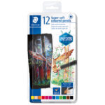 Boje drvene  12boja metalna kutija Super Soft Design Journey Staedtler 149C M12!! - Slika 3