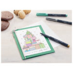 Marker permanentni 1-2 mm Metallic Faber-Castell 160794 metalik zeleni!! - Slika 6