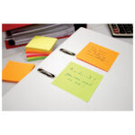 Blok samoljepljiv  75x75 mm crte 80L Global Notes 5654-35-L neon-narančasti - Slika 2