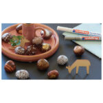 Marker permanentni sjajni lakirajući 0,8 mm Edding 780 srebrni - Slika 2