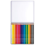 Boje drvene-vodene  24boje metalna kutija Aquarell Design Journey Staedtler 14610C M24 - Slika 2