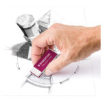 Gumica Mars plastic colour Staedtler 52650E1-61 bijelo/bordo-KOMAD!! - Slika 2