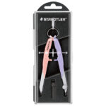 Šestar s preciznim podešavanjem Mars Comfort Pastel Staedtler 556 00-PA2 rozo/ljubičasti blister