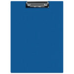 Ploča klip s preklopom+kvačica A4 pp Donau 2705001PL-18 plava