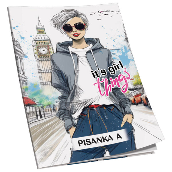 Obrazac školski pisanka "A" za 1razred Soft+ Connect Girl