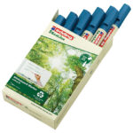 Marker za bijelu ploču 1,5-3 mm EcoLine Edding 28 plavi - Slika 3