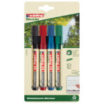 Marker za bijelu ploču 1,5-3 mm EcoLine Edding 28 4boje blister
