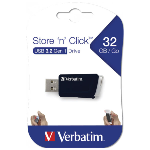 Memorija USB 32GB 3.0 Store'n'Click Verbatim 49307 crni blister