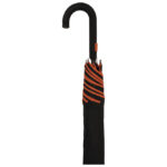 Kišobran automatik s gumiranom ručkom H-1001 Kumulus crno/narančasti - Slika 2