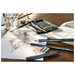 Olovka grafitna pk5 u metalnoj kutiji Aquarelle Faber-Castell 117805 - Slika 5