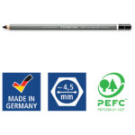 Ugljen u olovci Mars Lumograph Staedtler 100C-S - Slika 2