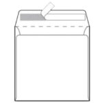 Kuverte 17,6x17,6 cm BB strip pk100 Lipa Mill