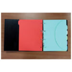 Fascikl uložni s 4rupe karton A4 3 klape+čičak pk6 Tarifold(Djois)111302 sortirano - Slika 4