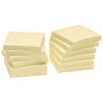 Blok samoljepljiv  75x75 mm 12x100L Nature Global Notes 5654-11box žuti - Slika 2