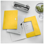 Fascikl klapa s gumicom pp A4 Wow Leitz 45990116 žuti - Slika 3