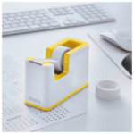 Stalak s trakom ljepljivom Wow Leitz 53641016 bijeli/žuti - Slika 2