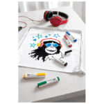 Marker za tekstil 1-5 mm Faber-Castell 159525 crni!! - Slika 11