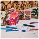 Flomaster školski  33boje u metalnoj kutiji Connector Torbica Faber-Castell 155537 - Slika 8